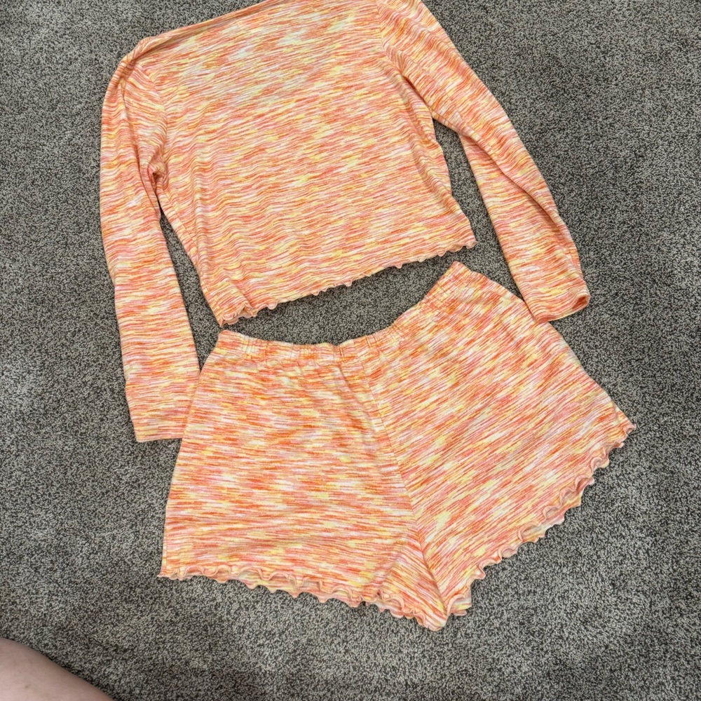 Colsie Multicolor Knit Lounge Set - Picture 4 of 4